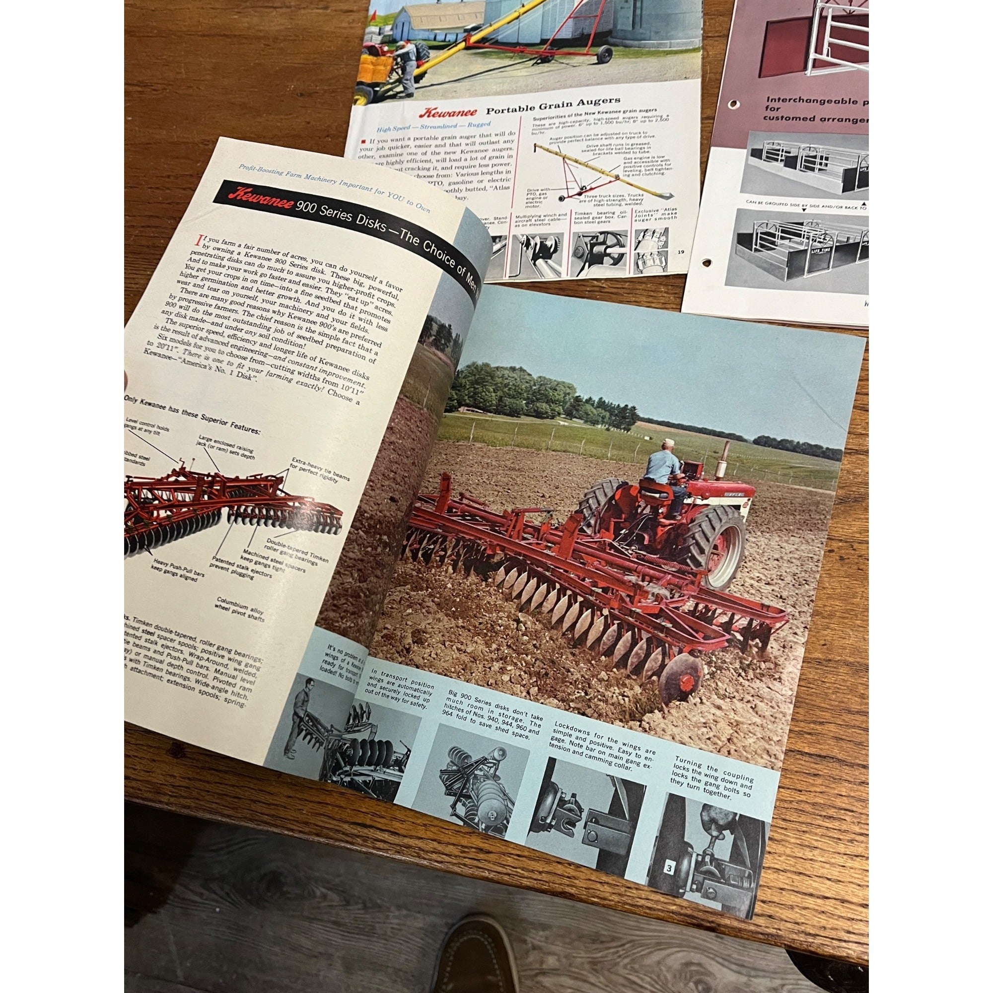 Vintage Kewanee Farm Machinery & Conveyor Co Illinois Sales Booklets Advertising