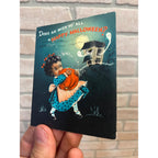 Vintage Halloween Hallmark Invitation Party Card 1960s Girl Pumpkin Haunted House