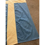 Vintage 1970s Sweden 3' x 5' Bulldog Flag 100% Cotton Bunting - Used