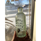 Columbia Bottling Works Milwaukee Wisconsin Blob Top Soda Bottle Hutchinson