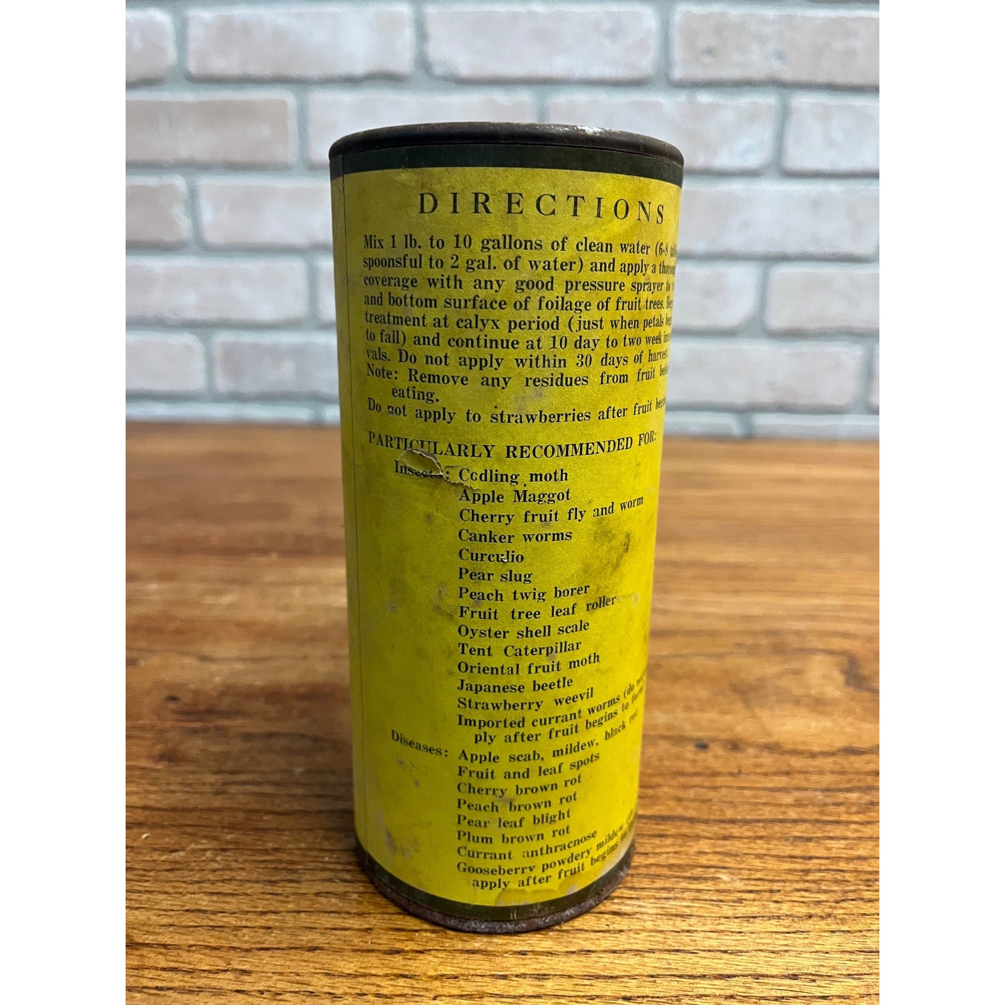 Vintage 1950s Dr Roberts Veterinary Co Agicide Fruit Tree Spray Advertising Farm