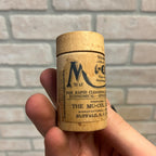Vintage Mu-Col Antiseptic Powder Wooden Medicine Container Buffalo NY 1920s Sample