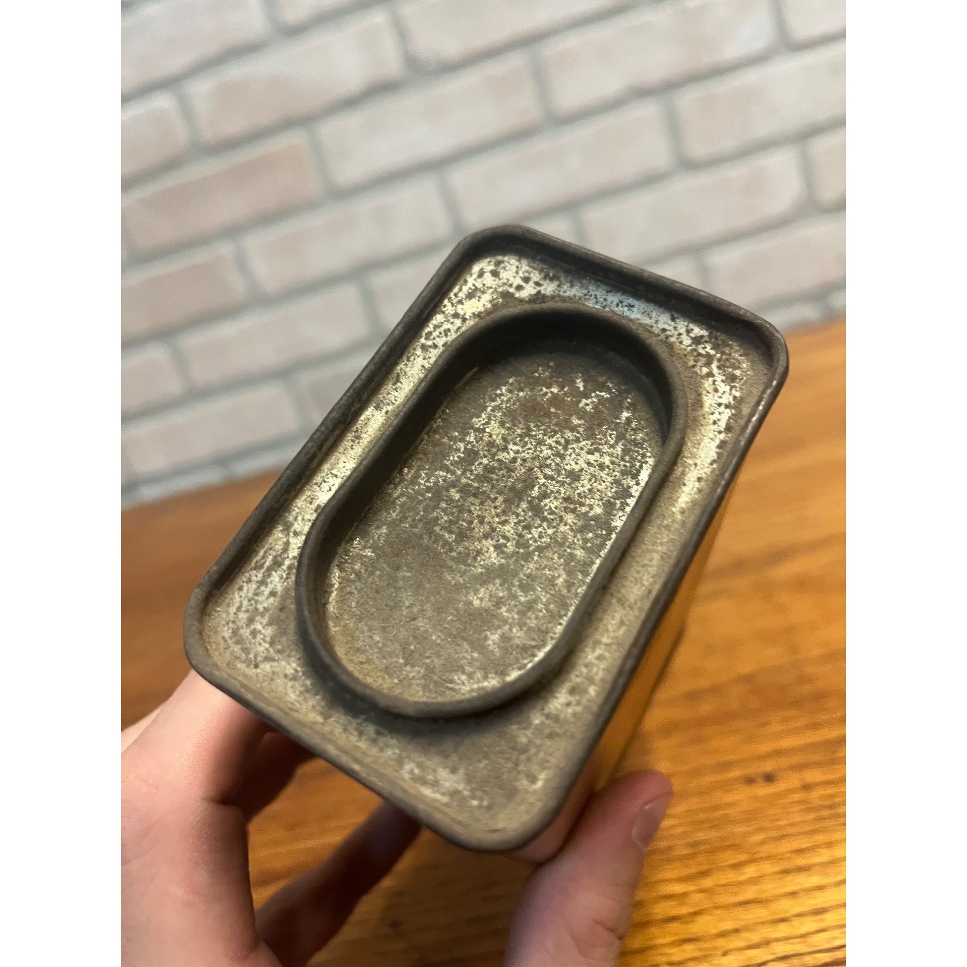 RARE Vintage 1920s Simpson Coffee Co. Spice Tin Saginaw MI Michigan Ginger