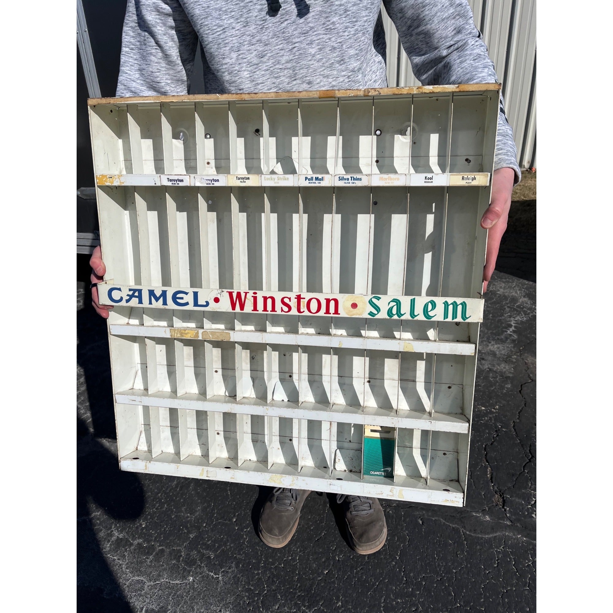 Vintage Camel Winston Salem Store Display Metal Rack Holder