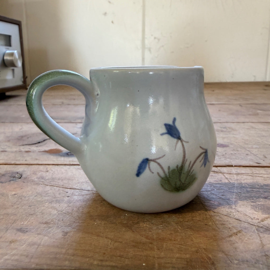 Buchan Thistle Serving  Scotland Stoneware Pottery Creamer and Sugar Dish