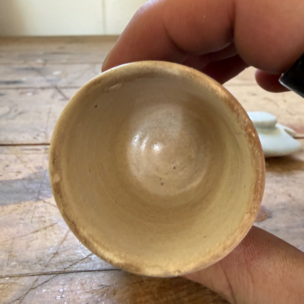 Buchan Thistle Serving  Scotland Stoneware Pottery Creamer and Sugar Dish