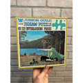 Vintage Whitman Junior Guild Jigsaw Puzzle Hungry Camper 4429 Camping Scene