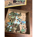 Vintage Whitman Junior Guild Jigsaw Puzzle Hungry Camper 4429 Camping Scene