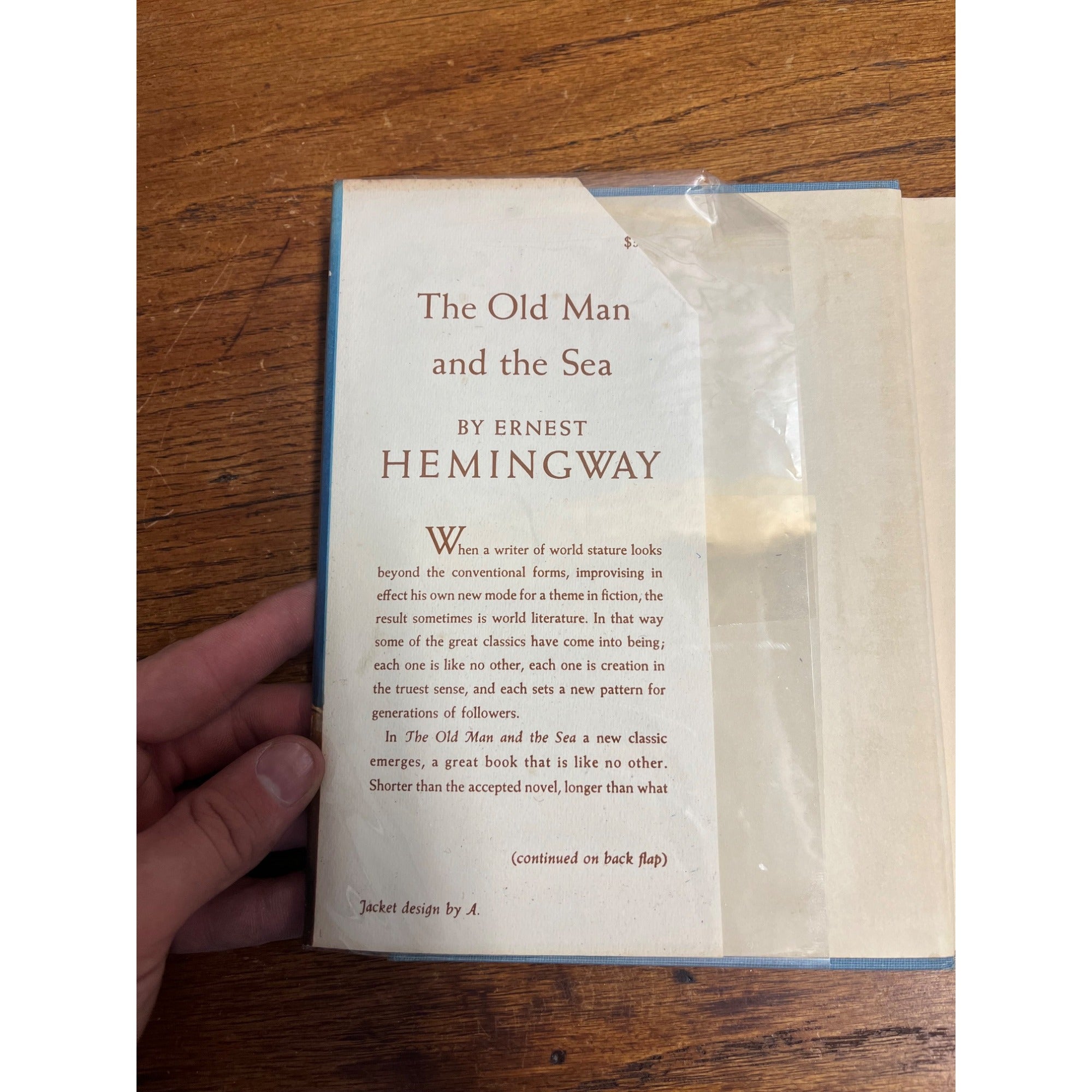The Old Man and the Sea by Ernest Hemingway (Scribner's 1952) 1st Edition, 2nd Prnt