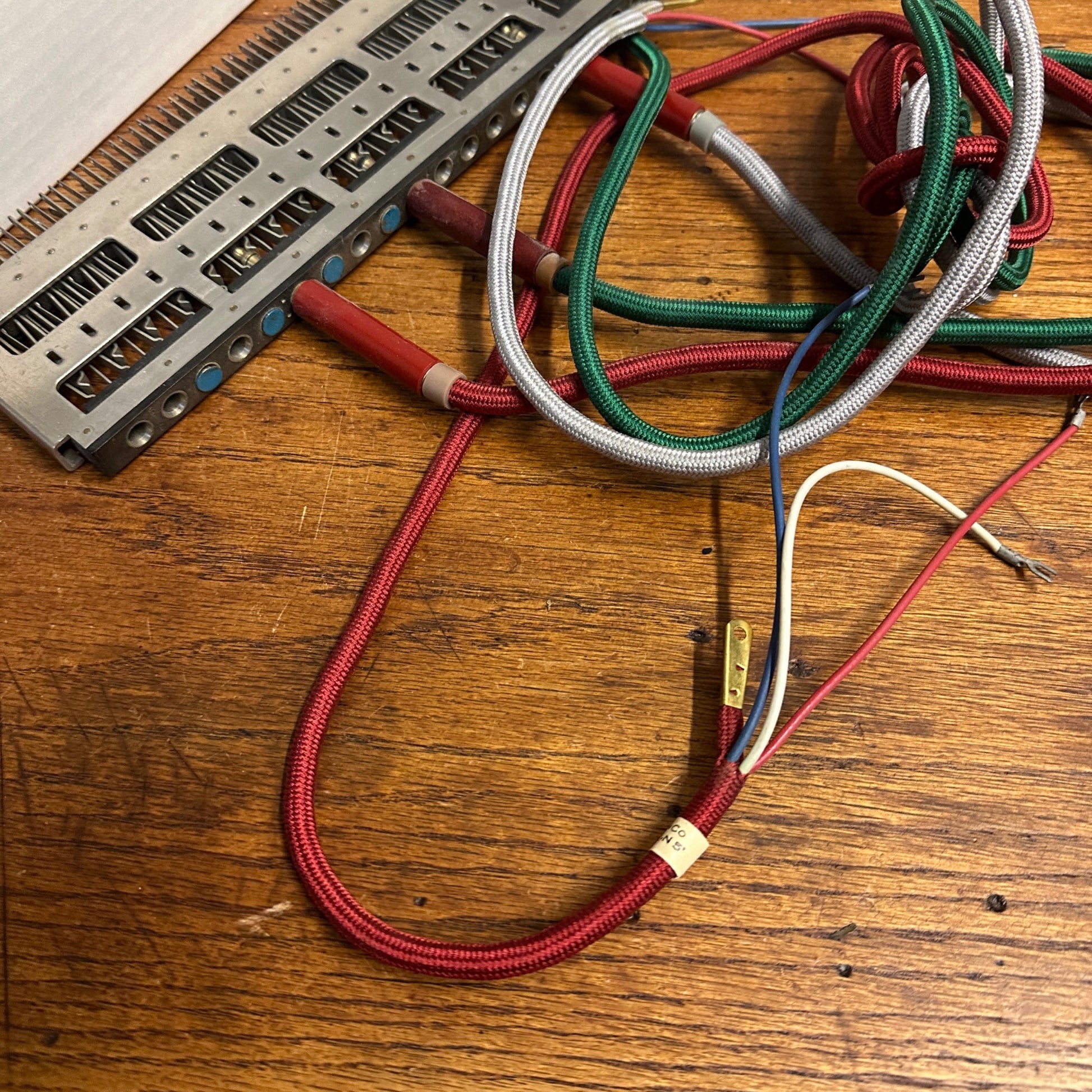 Vintage Telepone Operator's Headset #300 and Switch Line Panel