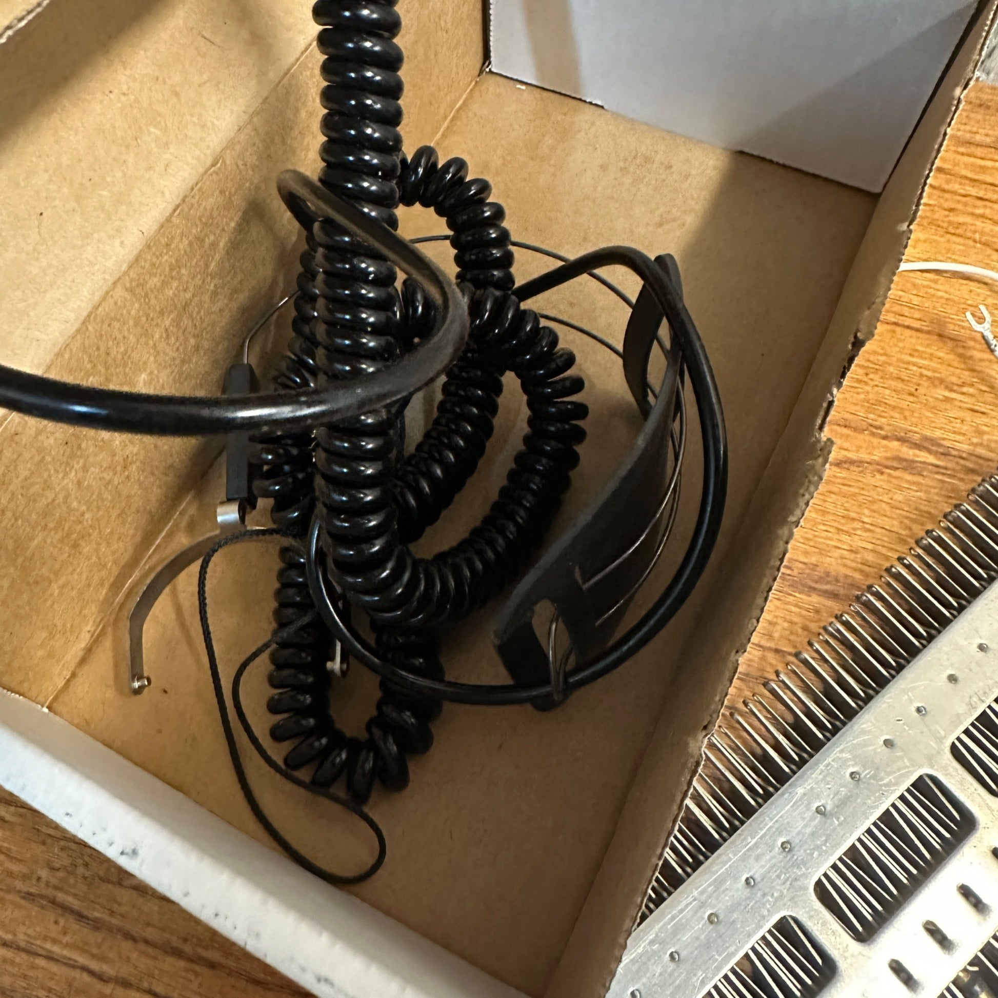 Vintage Telepone Operator's Headset #300 and Switch Line Panel