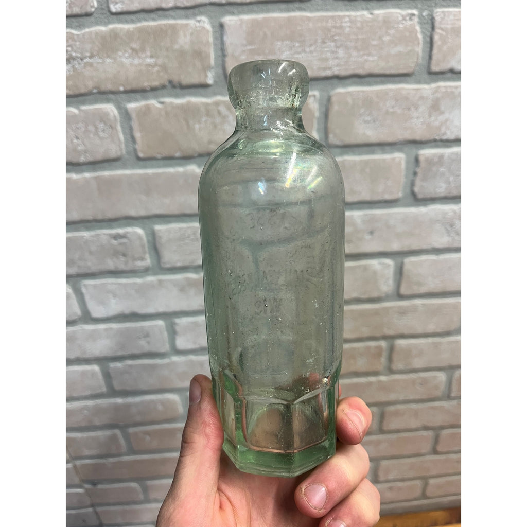 Vintage John Weissenberger Soda Beer Bottle Milwaukee Wisconsin Blob Hutchinson