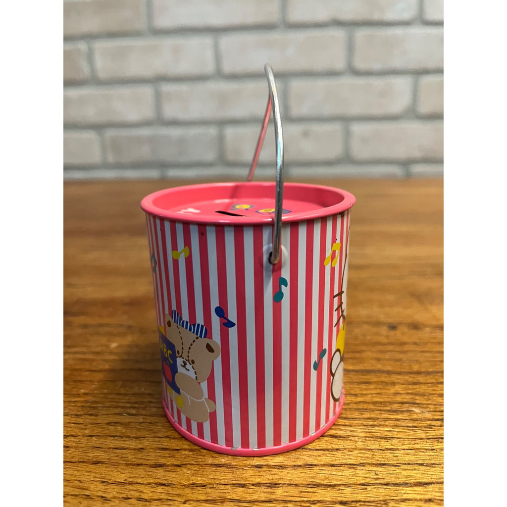 Vintage Hello Kitty Tin Coin Bank 1988 Sanrio Japan