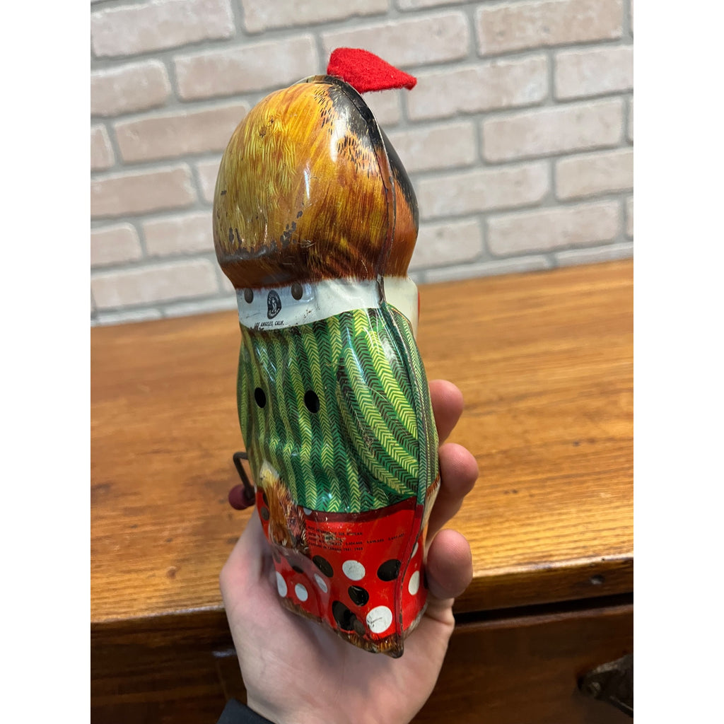 Vintage 1950s Mattel Tin Puppy "where Has My Little Dog Gone?" Music Wind up Toy