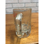Vintage Hamm's Beer Heavy Glass Tankard Mug 4.75" Barware Land of Sky Blue Water