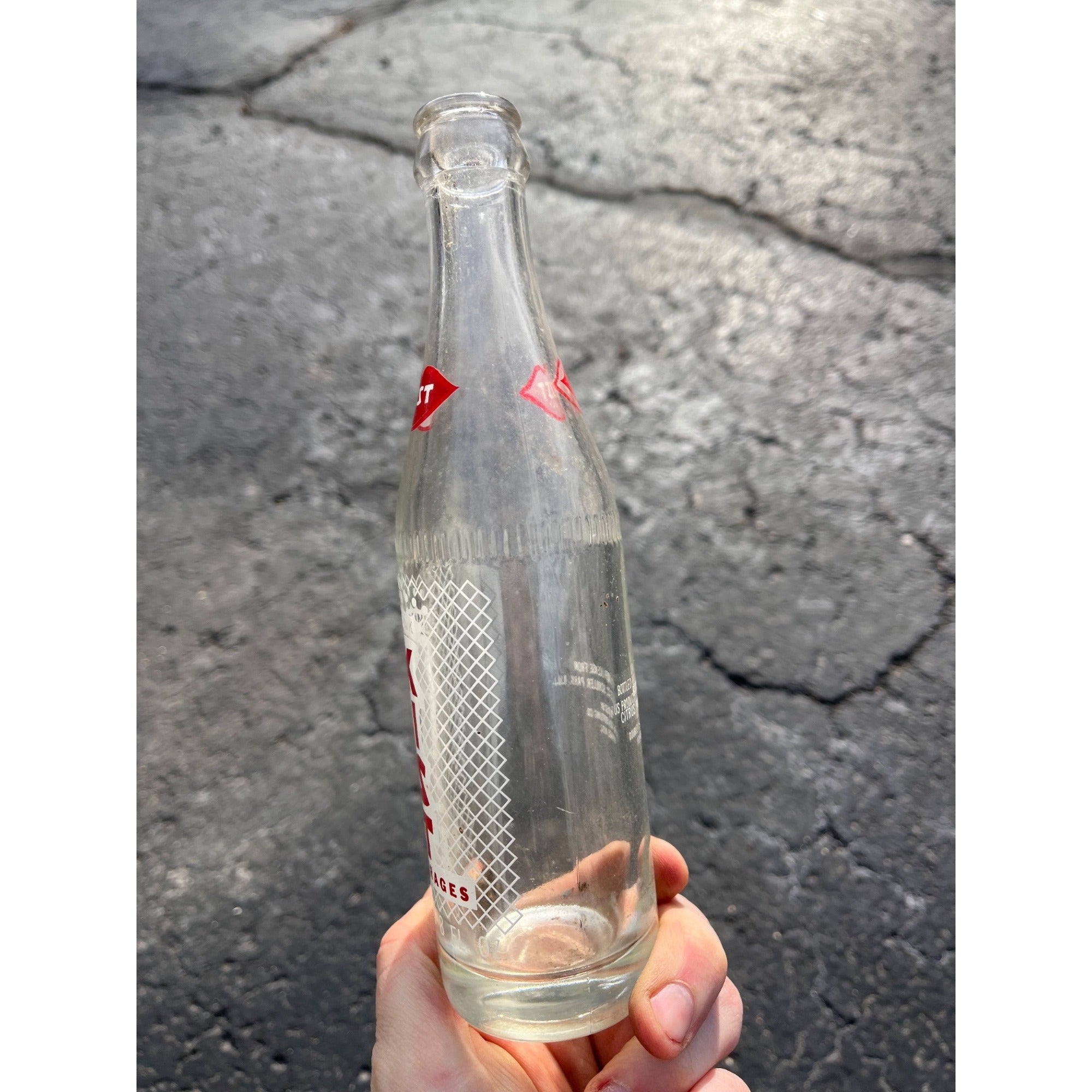 RARE Vintage Kist Beverages ACl Soda Pop Bottle Plymouth Wisconsin Wis WI