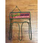 Vintage Van's Metal Folding Boot Saver Hanger Laundry Room Advertising