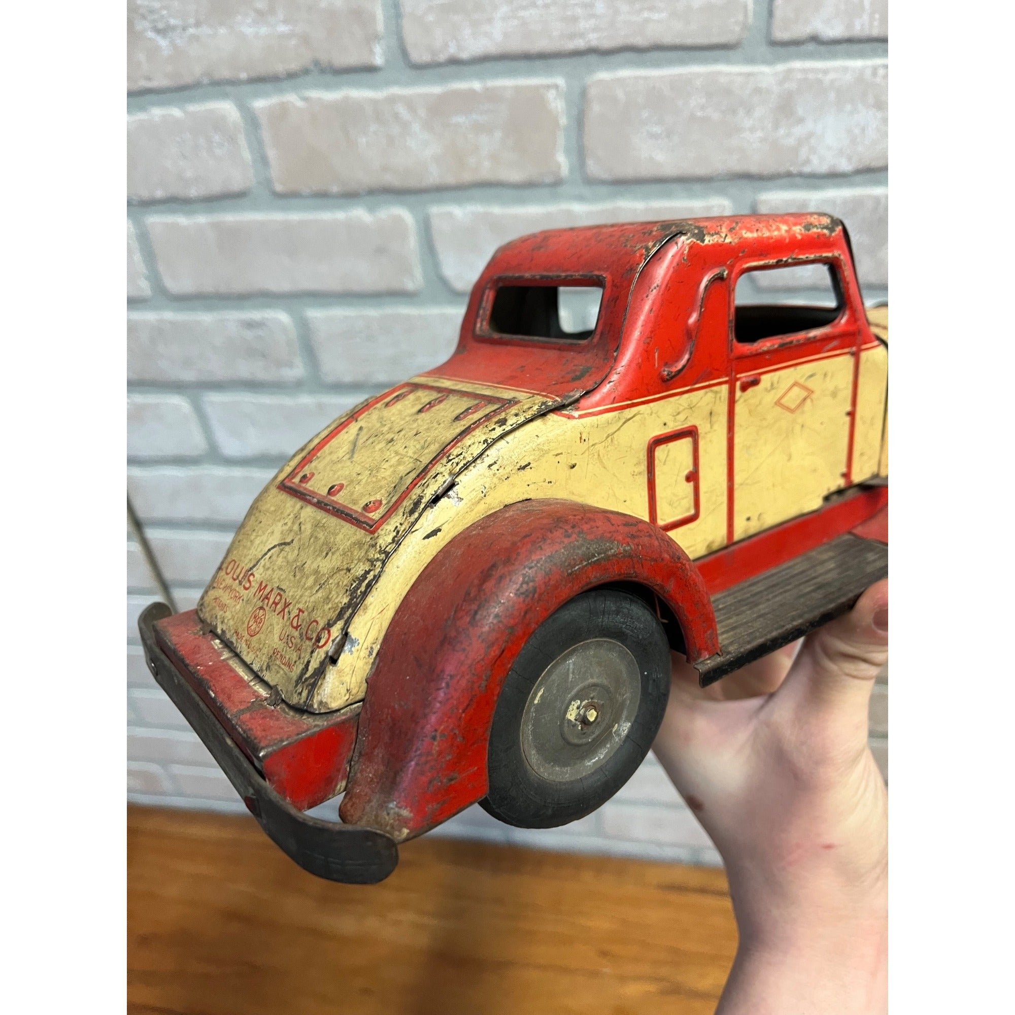 Vintage 1930s Marx LaSalle Super Deluxe Electric Motor Driven Coupe