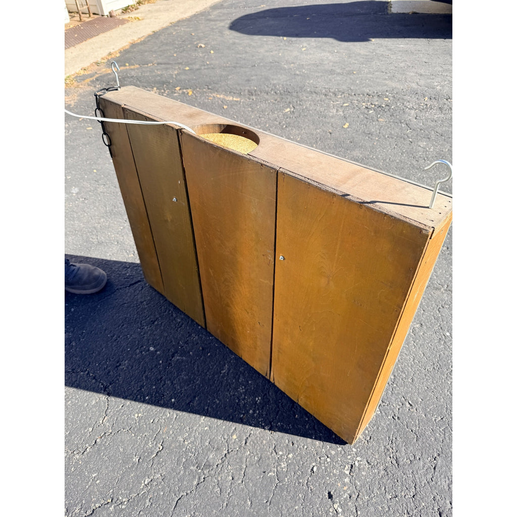 Vintage 1900s Shoe Cobbler Reverse on Glass Milwaukee Trade Advertising Sign