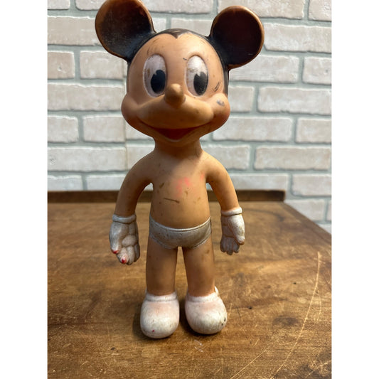 Vintage Mickey Mouse The Sun Rubber Company Toy Walt Disney Prod. 10-1/2"