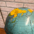 Ohio Art Co. WORLD BANK GLOBE Tin Litho Made in USA As You Save So You Prosper