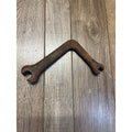 Antique L-Shaped L.W. 1900s Early Implement Farm Wrench Garage Decor