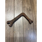 Antique L-Shaped L.W. 1900s Early Implement Farm Wrench Garage Decor