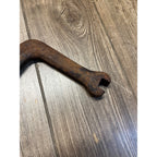 Antique L-Shaped L.W. 1900s Early Implement Farm Wrench Garage Decor