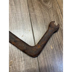 Antique L-Shaped L.W. 1900s Early Implement Farm Wrench Garage Decor