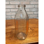 Vintage Golden Guernsey Dairy Milk Bottle Quart Pyro ACL Milwaukee WI