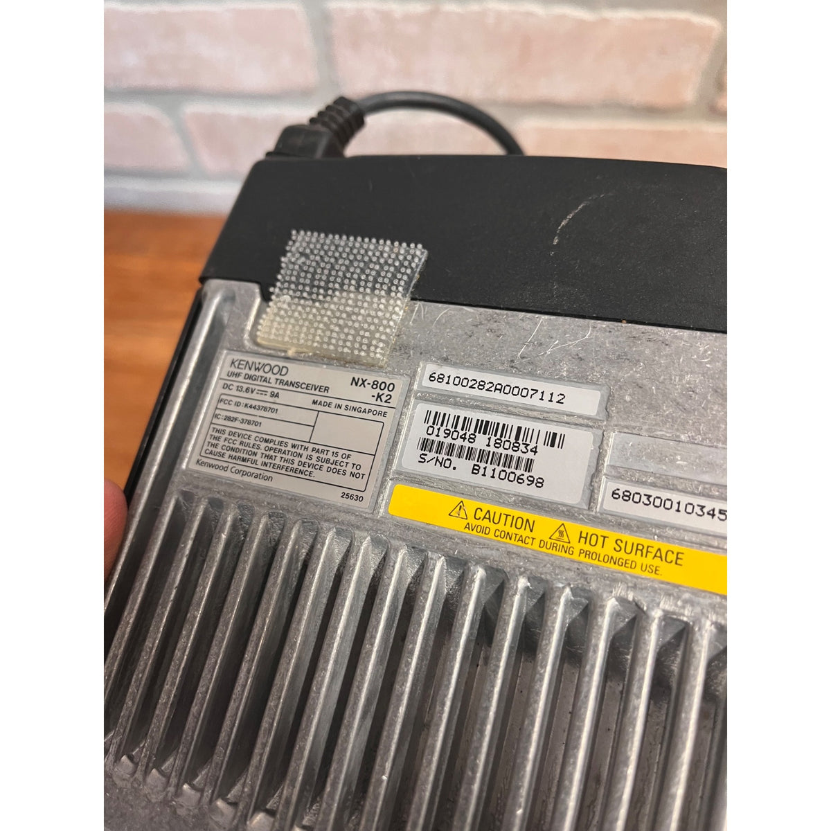 Kenwood NX-800-K2 NEXEDGE UHF Digital Analog NXDN Mobile Radio Transceiver Untested