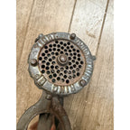 VINTAGE ENTERPRISE NO 10 MANUAL MEAT GRINDER TABLE MOUNT MADE IN USA