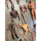 Vintage 1990s GI Joe & Other 1/6 Scale Broken Action Figures for Parts 12"