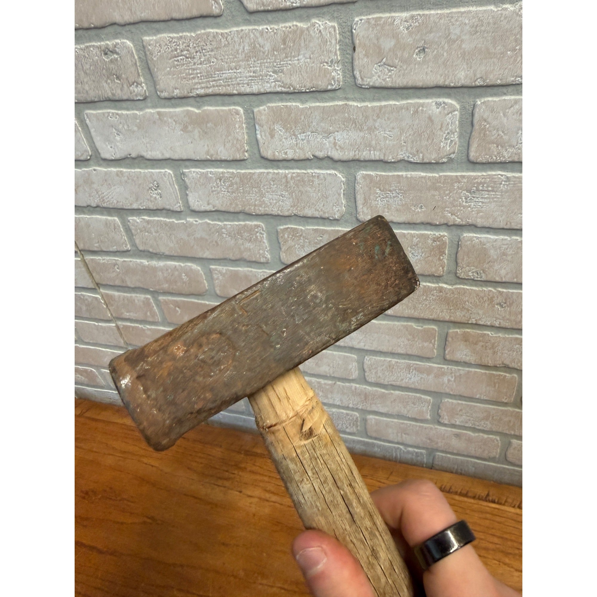 Antique Wedge Hammer 1930s Blacksmith Tool Cross-Peen