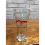 Vintage Hamm’s Beer Pilsner Glass 5-1/4" Tall Barware Land of Sky Blue Waters