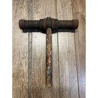 Antique Shipbuilding Corking Caulking Hammer Wooden Shipwrights Tool 1900s