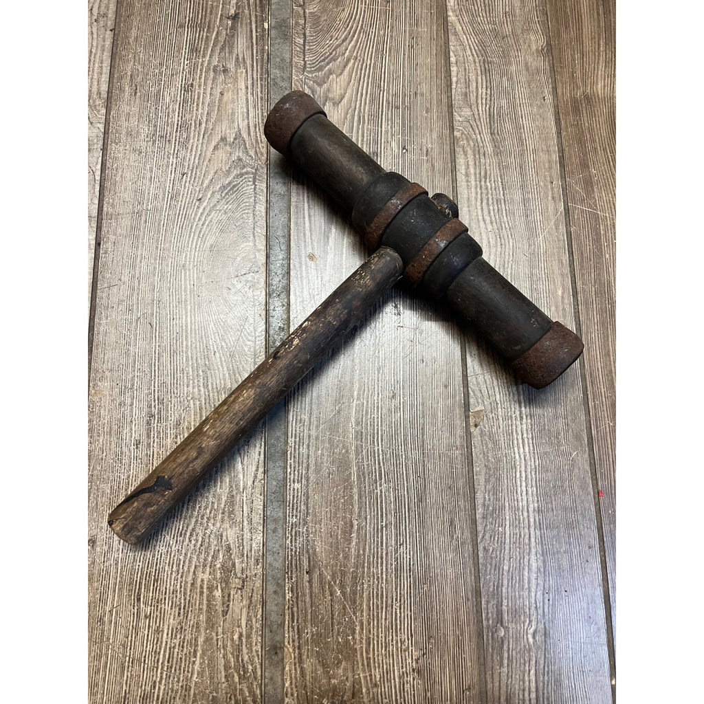 Antique Shipbuilding Corking Caulking Hammer Wooden Shipwrights Tool 1900s