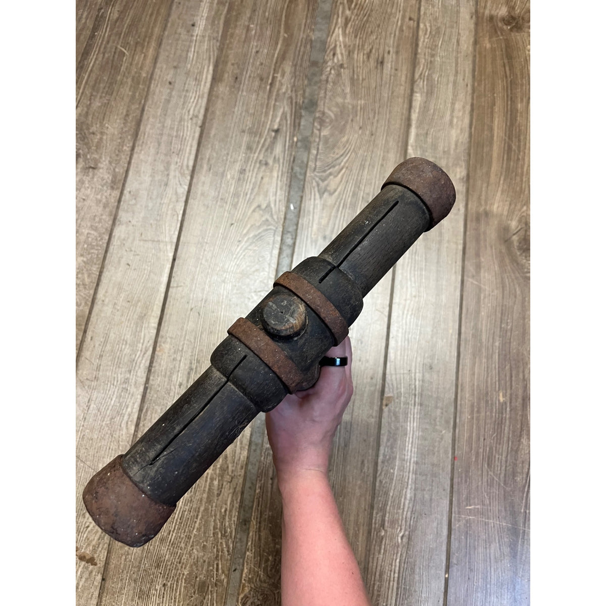 Antique Shipbuilding Corking Caulking Hammer Wooden Shipwrights Tool 1900s