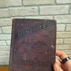 1879 Sadlier’s History Of The United States Excelsior Series School Book HC