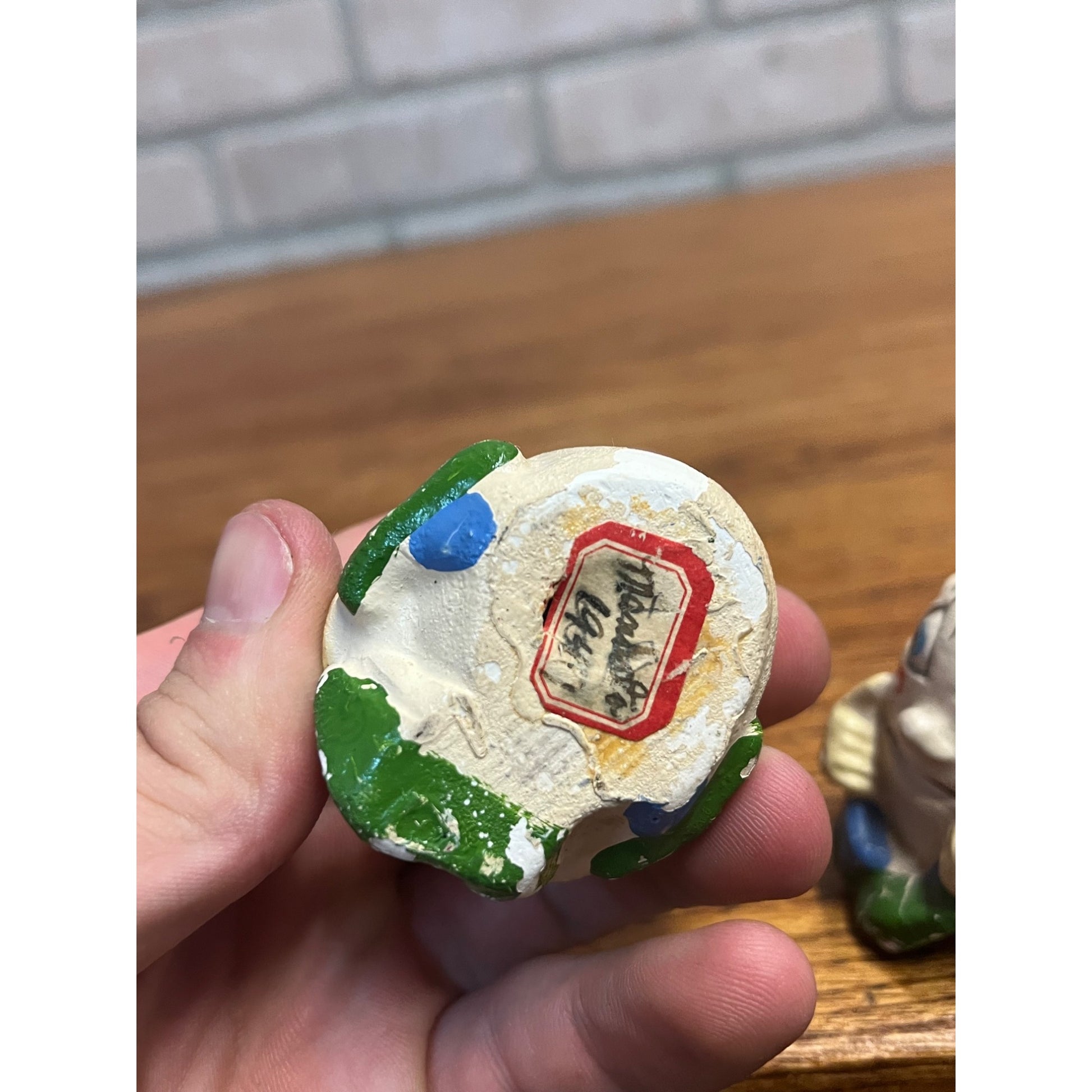 Vintage Humpty Dumpty Salt & Pepper Shakers Ceramic 2"