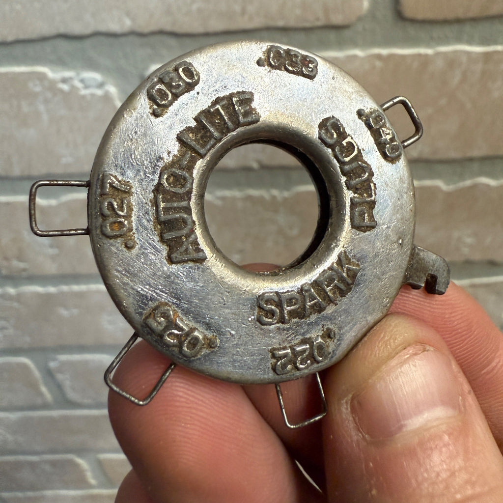 Vintage Auto Lite Wire Spark Plug Gap Gapper Gauge USA