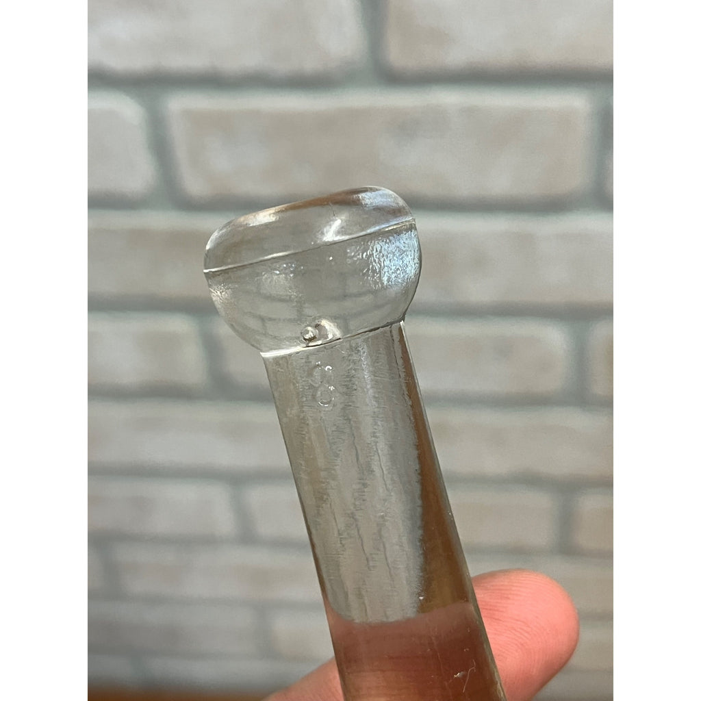 Vintage Clear Glass Pestle No. 8 Replacement for Mortar Apothecary 6" Long