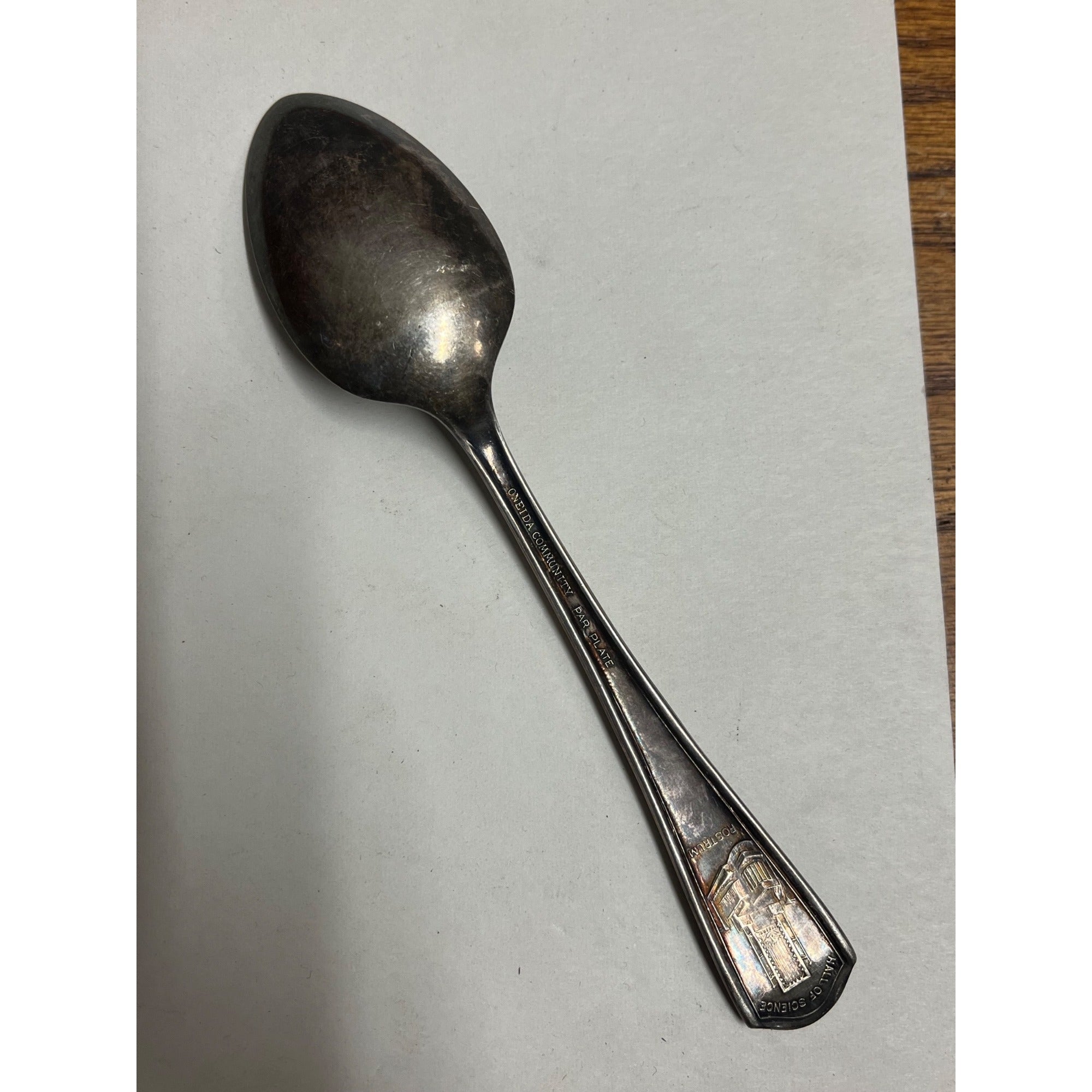 1933 Chicago World's Fair Commemorative Spoon Fort Dearborn Century of Progress