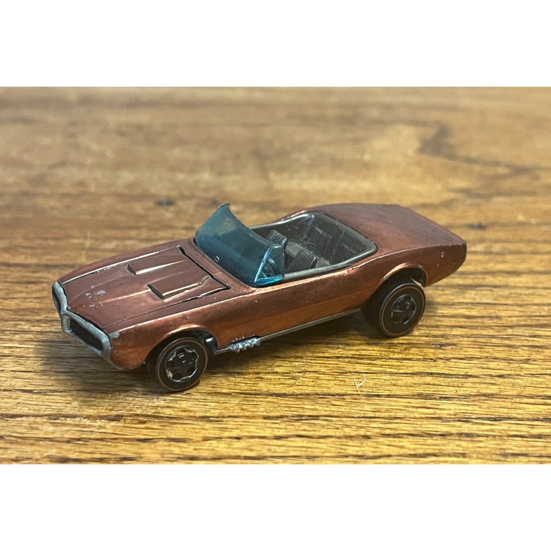 Vintage Hot Wheels Redline 1967 Custom Firebird Hard to Find Penny Copper Color