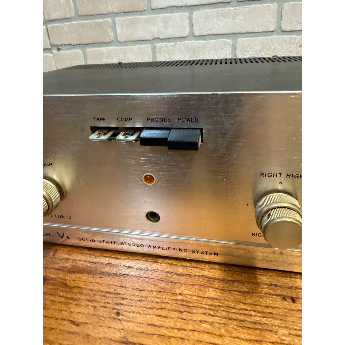 SCARCE Vintage Koss Acoustech V-A Solid State Stereo Integrated Amplifier Parts Repair