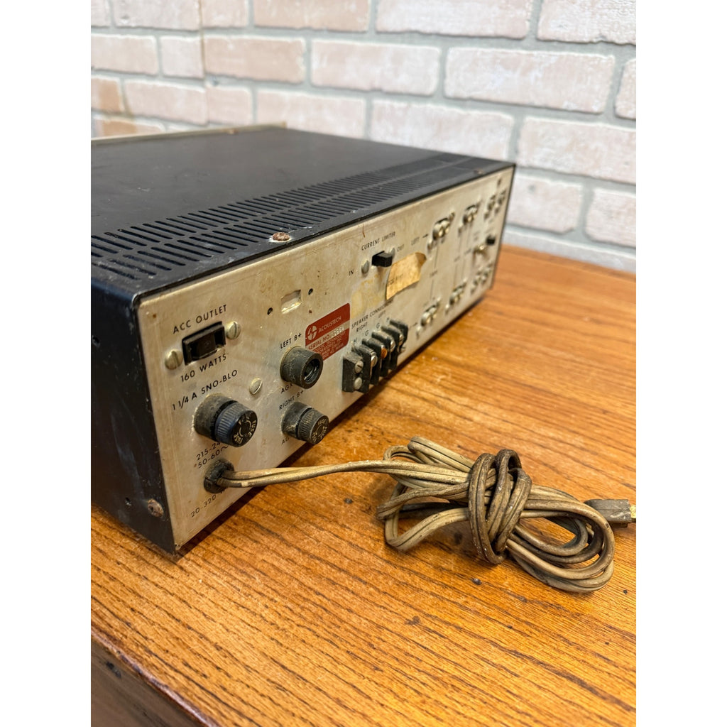 SCARCE Vintage Koss Acoustech V-A Solid State Stereo Integrated Amplifier Parts Repair
