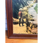 Original Colorado Rockies Missouri Pacific Lines Railroad Poster Sign Advertising