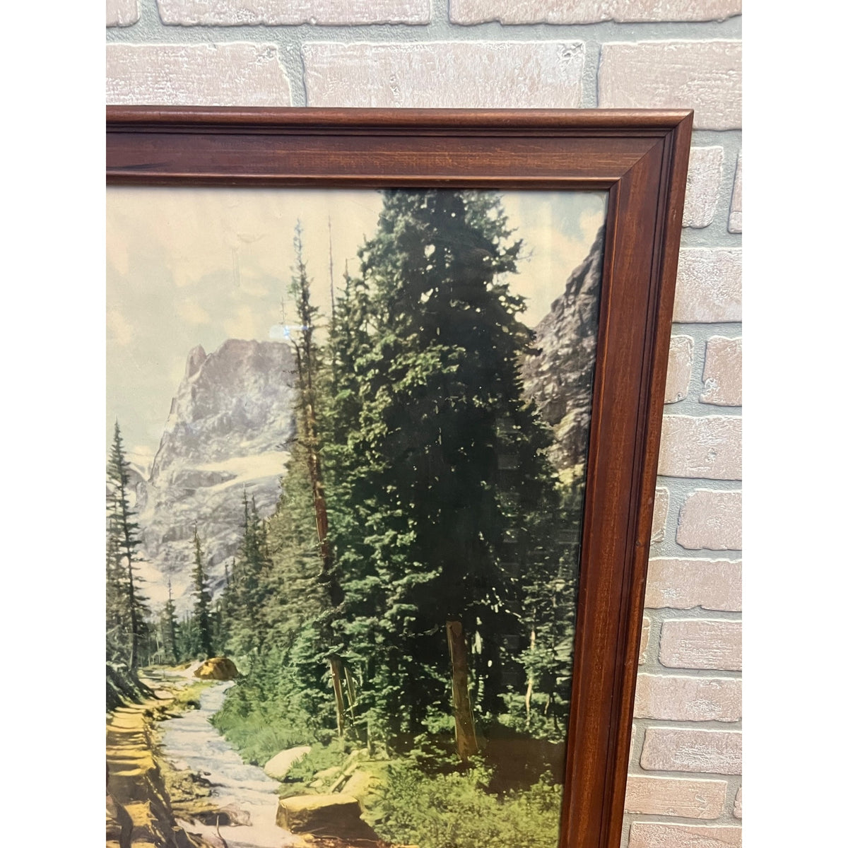 Original Colorado Rockies Missouri Pacific Lines Railroad Poster Sign Advertising