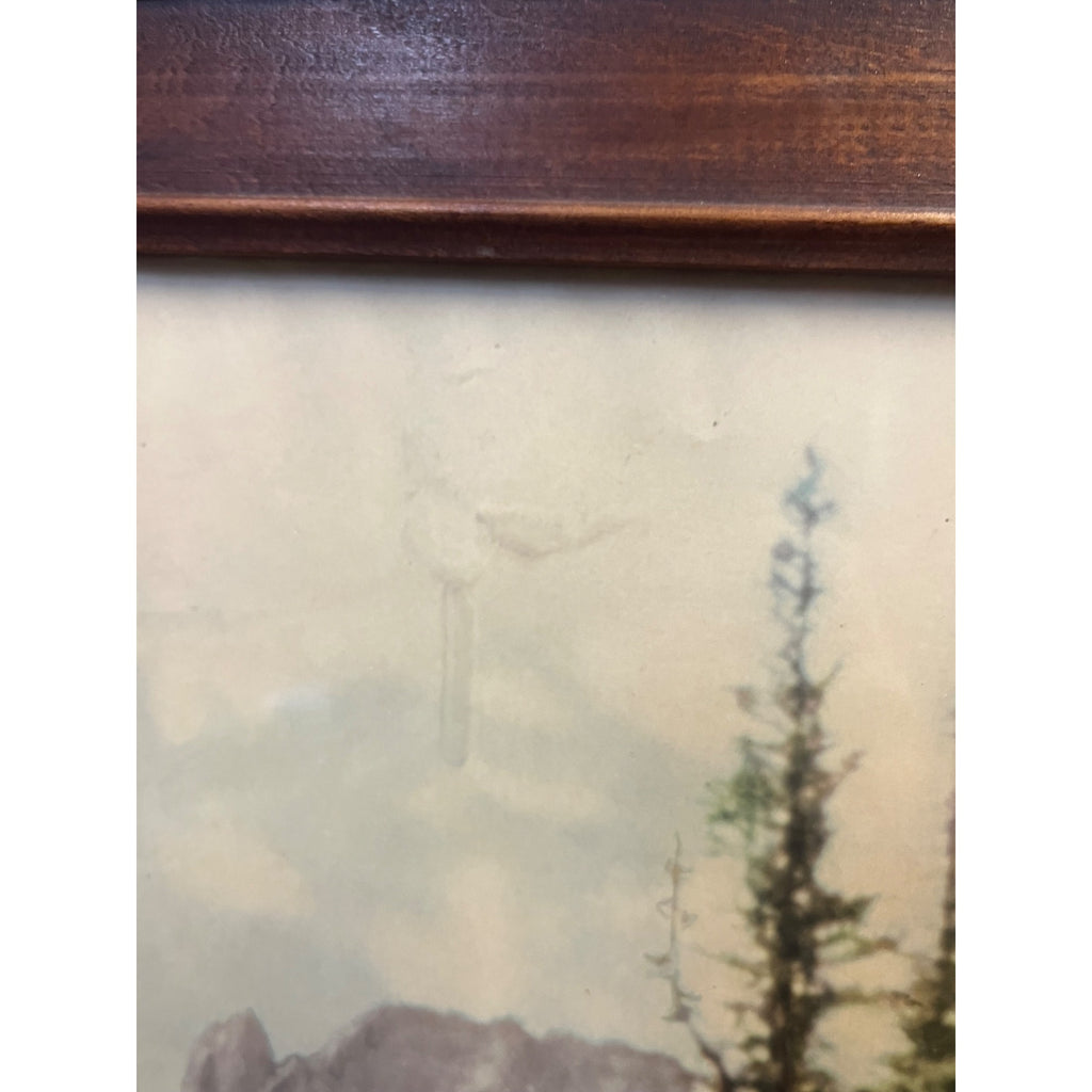Original Colorado Rockies Missouri Pacific Lines Railroad Poster Sign Advertising