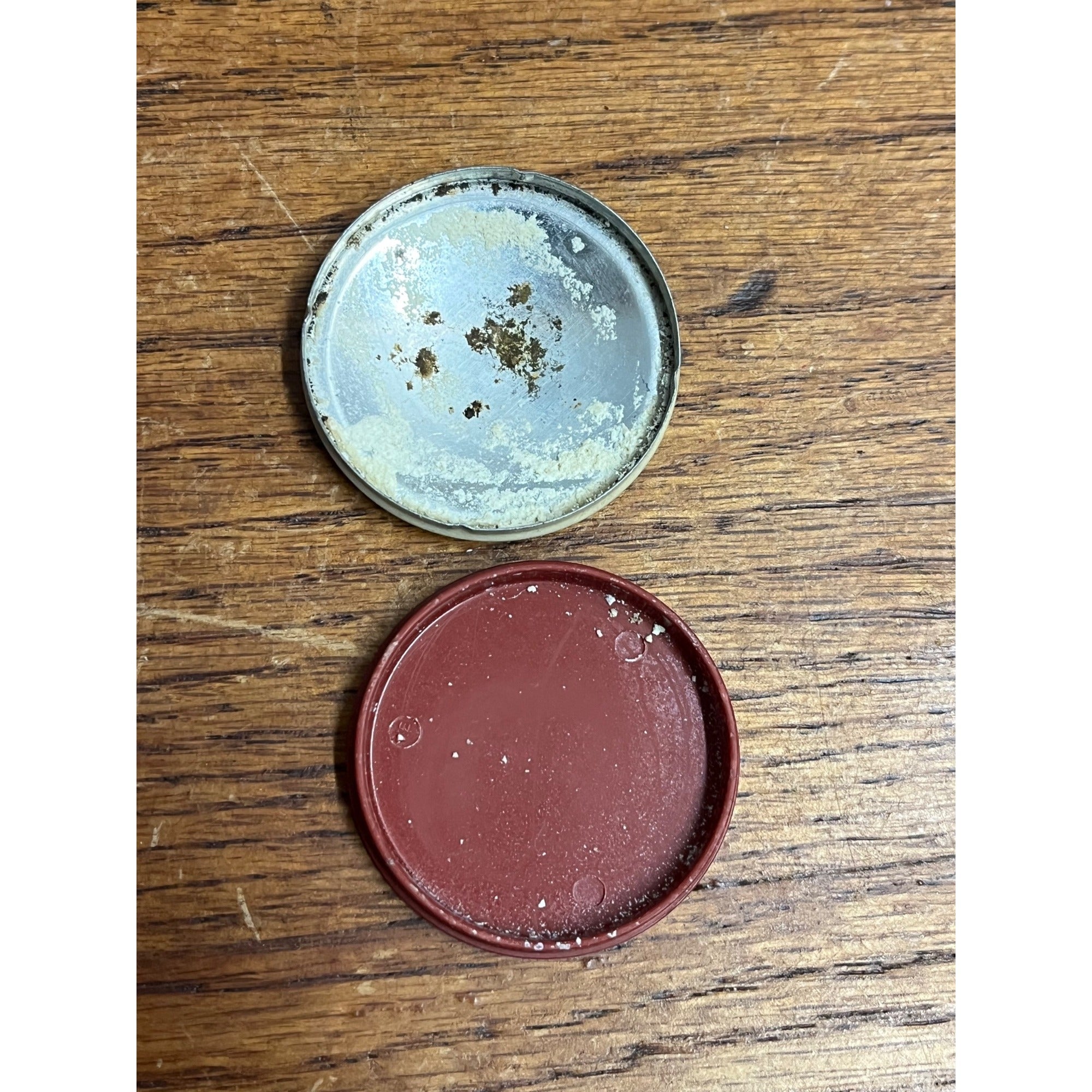 Vintage 1930s Mum Bristol Meyers Tin & Plastic Cream Deodorant Compact Case